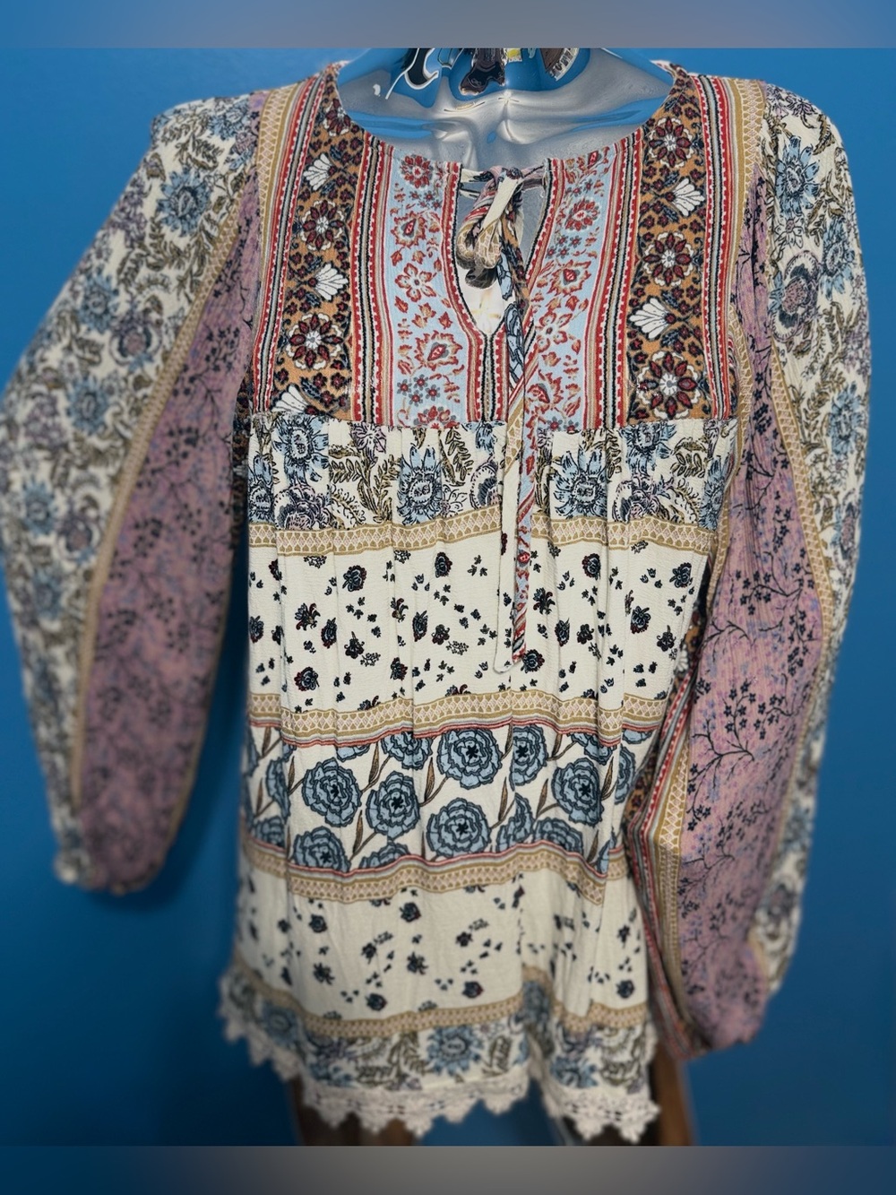 Alter’d State Boho peasant blouse S